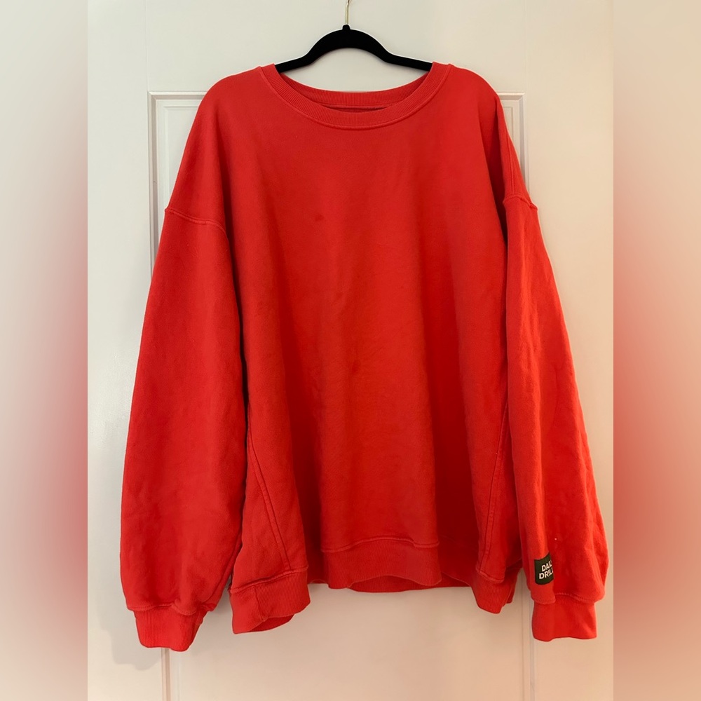 Daily Drills Vibrant Red Sweatshirt